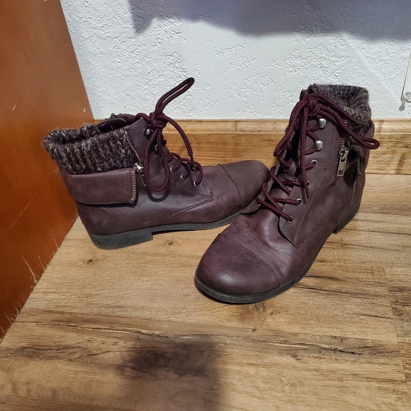 kohls combat boots